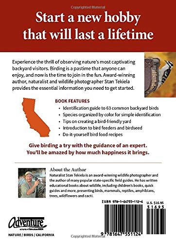 image for Adventure Publications Stan Tekiela’s Birding for Beginners: Califor