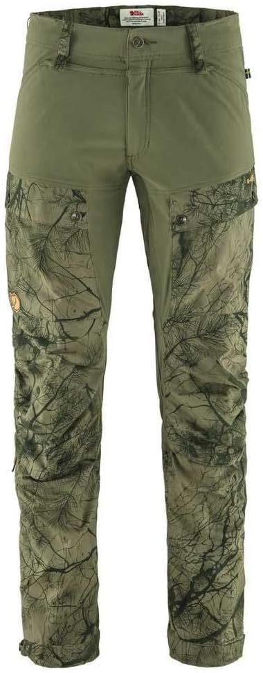 Fjallraven F87176626-62548/R Keb Trousers M Green Camo-Laurel Green 48/R