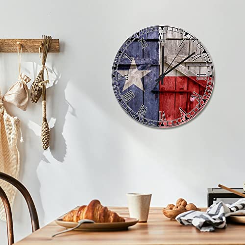 Horloge murale en bois rustique de qualité supérieure 38cm - 6