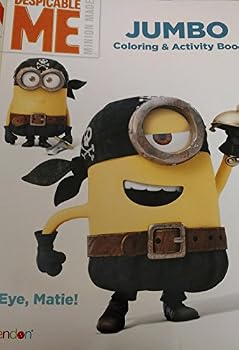 Toy 4SGM 65380 Despicable Minion Made Jumbo Coloring & Activity Book, Eye Matie, Multi Book