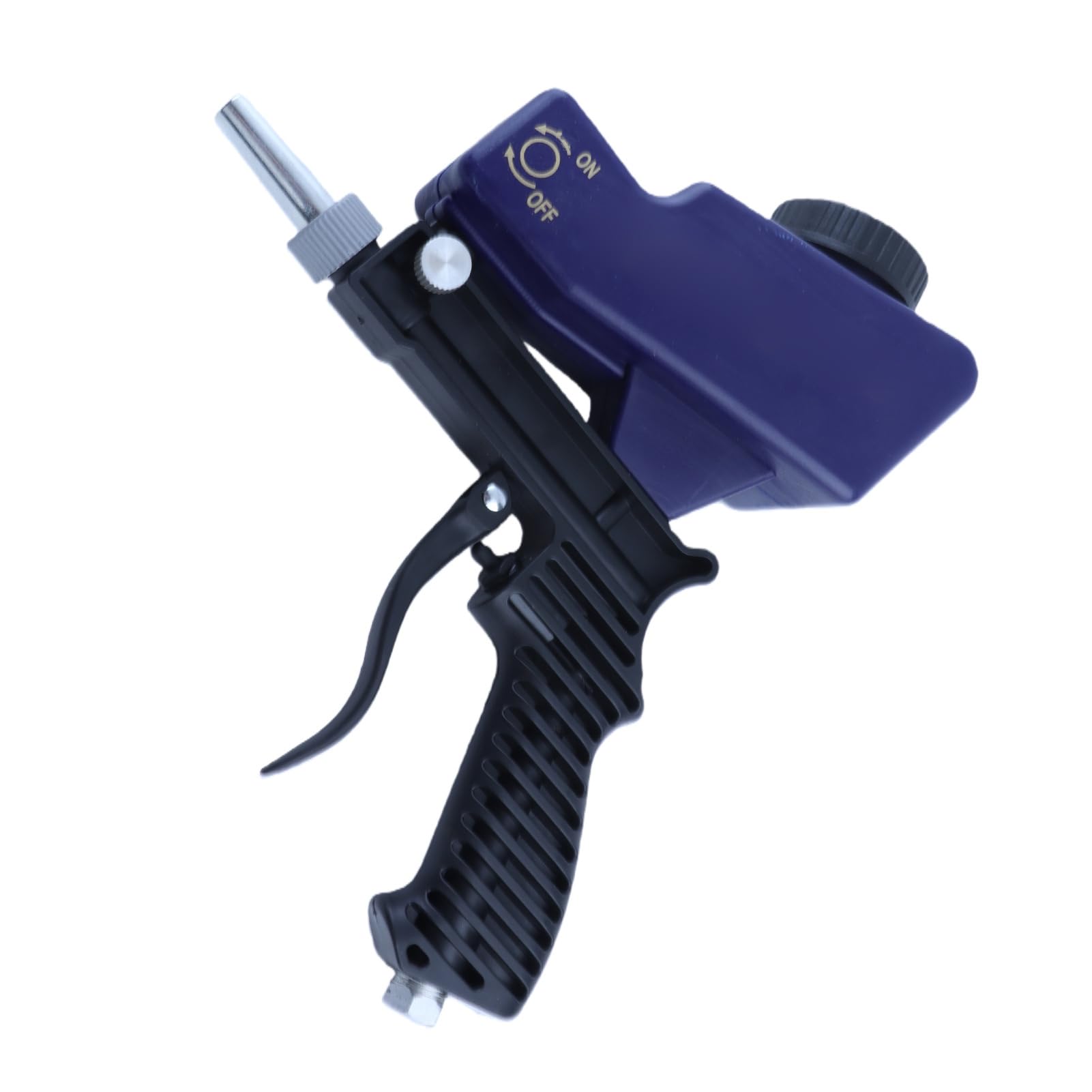 Sableuse à Alimentation par gravité, 70-150 PSI 6000 Tr/min Kit de Pistolet de Sablage à Main, Pistolet de Sablage à Air comprimé pour Nettoyer la Rouille, la saleté, le Décapant d