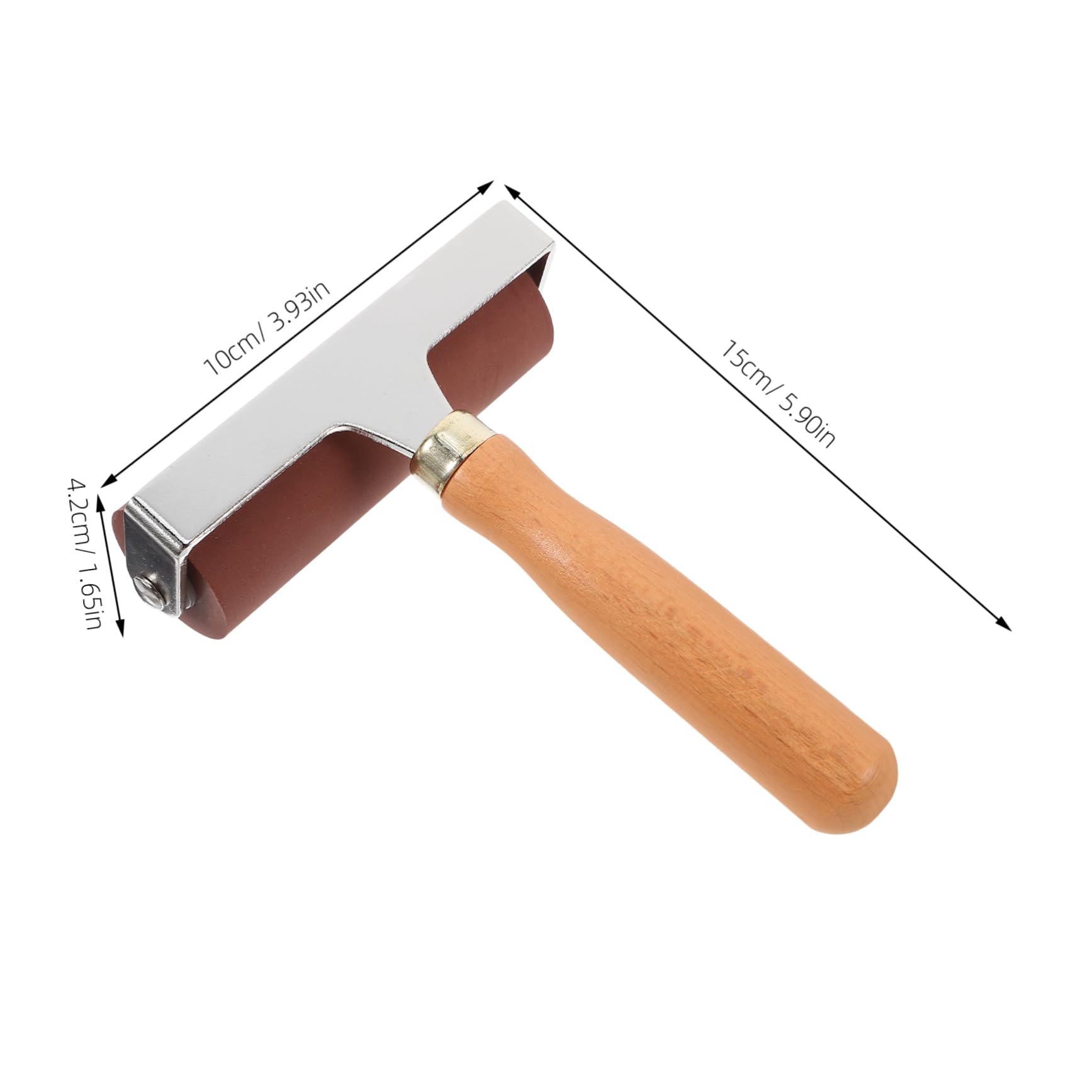 DOITOOL Rubber Rollers for Printmaking Stamping Lightweight Comfortable Handle