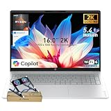 HP OmniBook 3 16” 2K IPS Touchscreen Laptop, AMD Ryzen 5 CPU, 512GB Storage