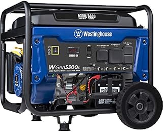 Westinghouse WGen5300s Portable Generator with Electric Start and 120/240 Volt Selector 660 Peak