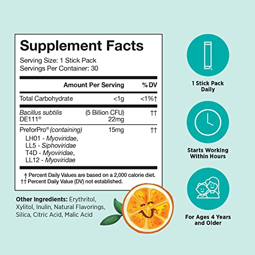 Matys Children’s Prebiotic Probiotic Digestive Support Powder – Digestive Health And Regularity Support For Kids Ages 4 Years And Older – 30 Single Serve Packets #TOP3