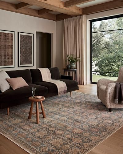 Loloi Amber Lewis Molly Collection MOL-03 Ocean/Sunset 2'-7" x 7'-9" Low Pile Runner Rug