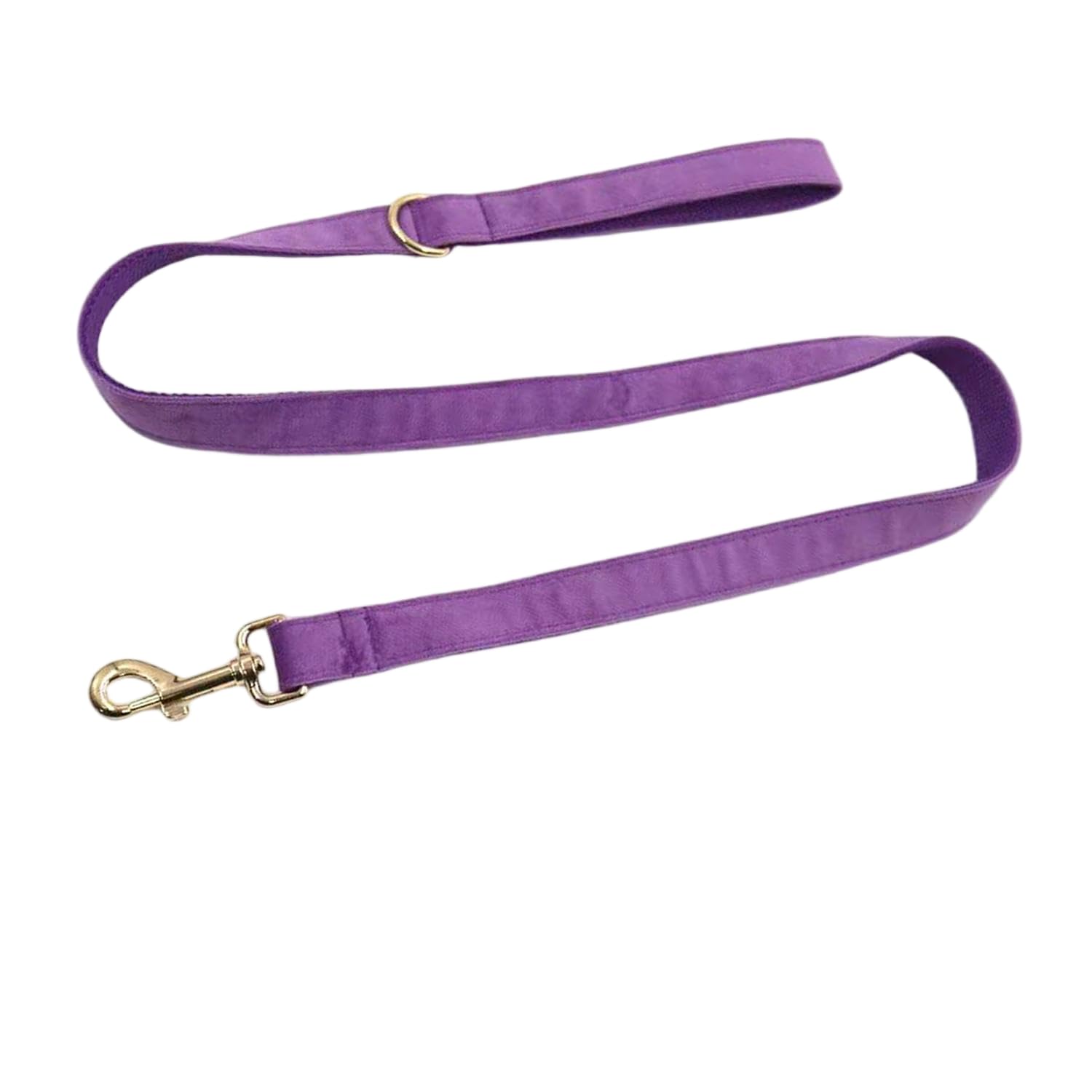 Dog Leash with Metal Clip, Multiple Colors, Width 0.82 inches, Length 3.9 feet, in the Same Color as the Collar(Purple, Match M/L/XL Size Collar)