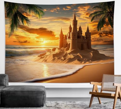 Tenture murale île tropicale pour créer un coin de paradis dans sa chambre