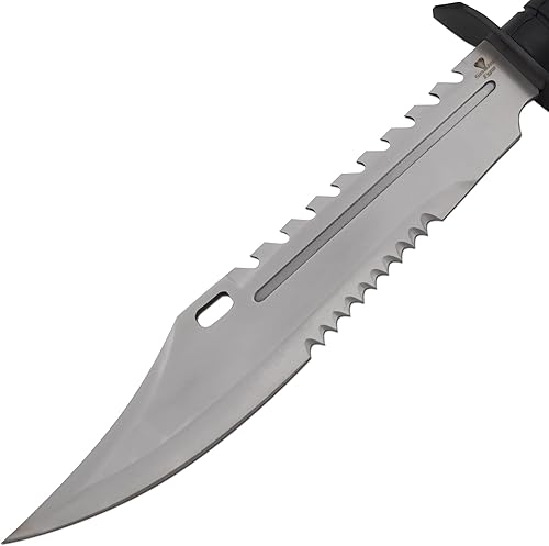 Miniatura 4 de Snake Eye Tactical Machete de caza de senderismo al aire libre de hoja fija (62-BK)