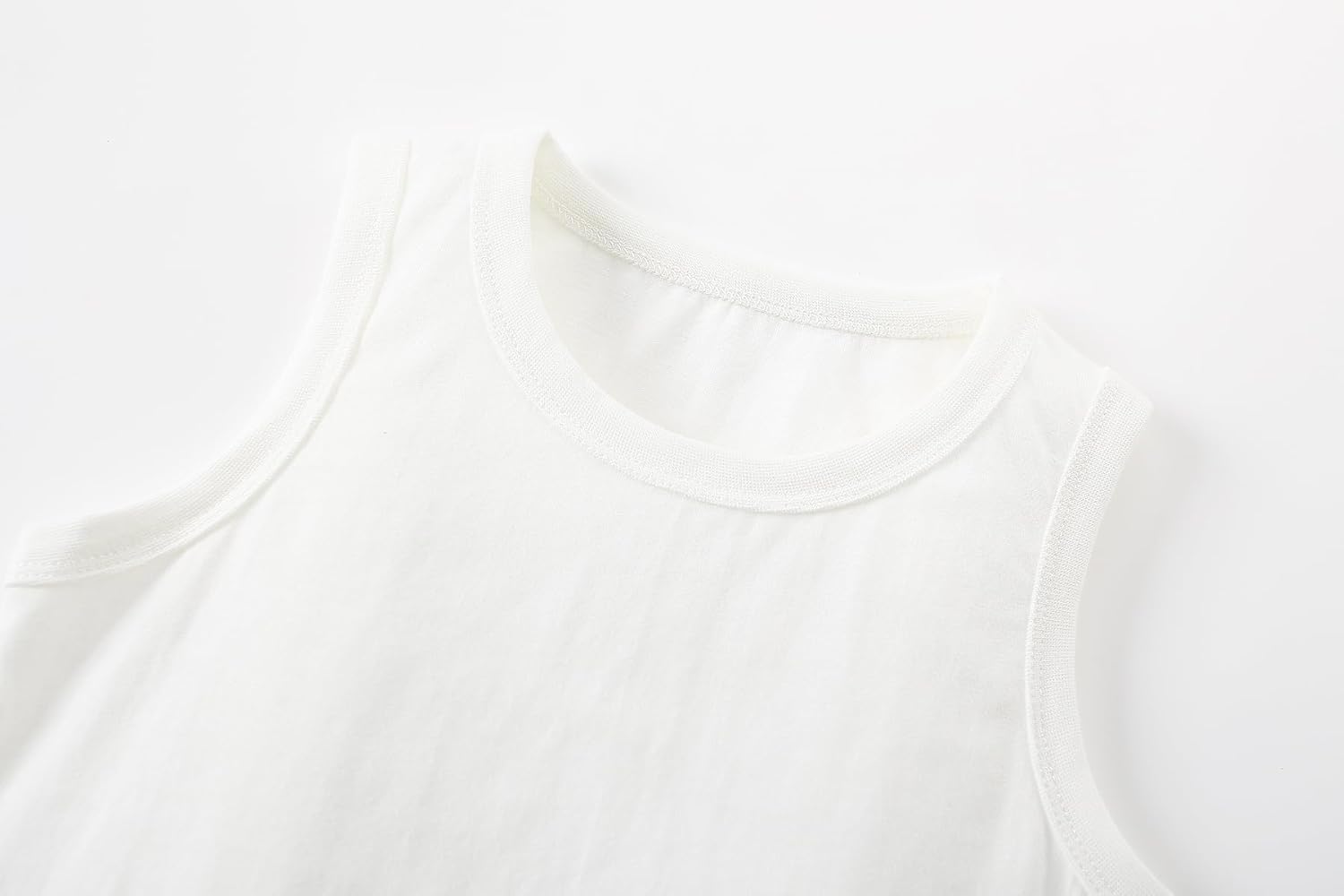 AMIYAN Toddler Tank Tops Boys Girls Sleeveless Shirts Cotton Soft Summer Tee for Kids 1-7 Years