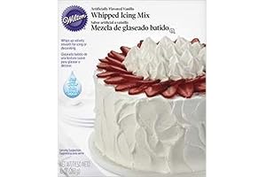Wilton Whipped Vanilla Icing Mix for Cake Decorating, 3-Pack of 10 Ounces