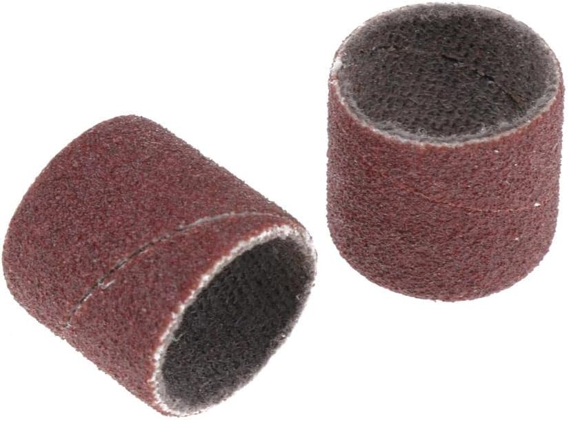 MERISHOPP®100 Pieces Sanding Drums Sanding Bands Sleeves For Rotary Tools 180#|Home & Garden | Tools | Power Tools