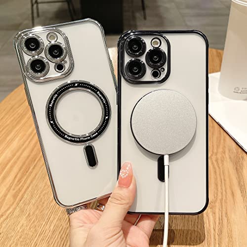 Koniee For Iphone 14 Pro Case，Full Body Shockproof Fall Prevention Case，With Magsafe Case,Suitable For Iphone 14 Pro 6.1 Inches (Silvery) #TOP2