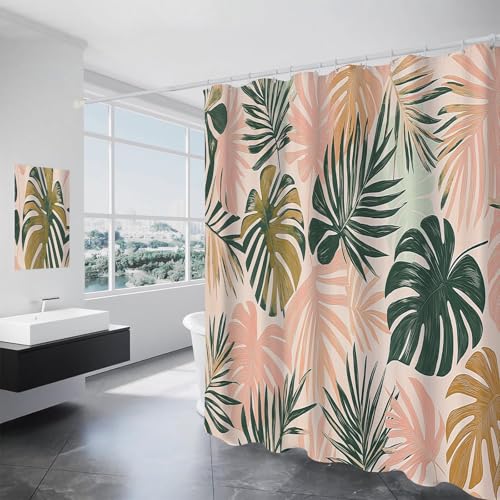 Rideau de douche imperméable lavable grand format pour résoudre les projections d'eau
