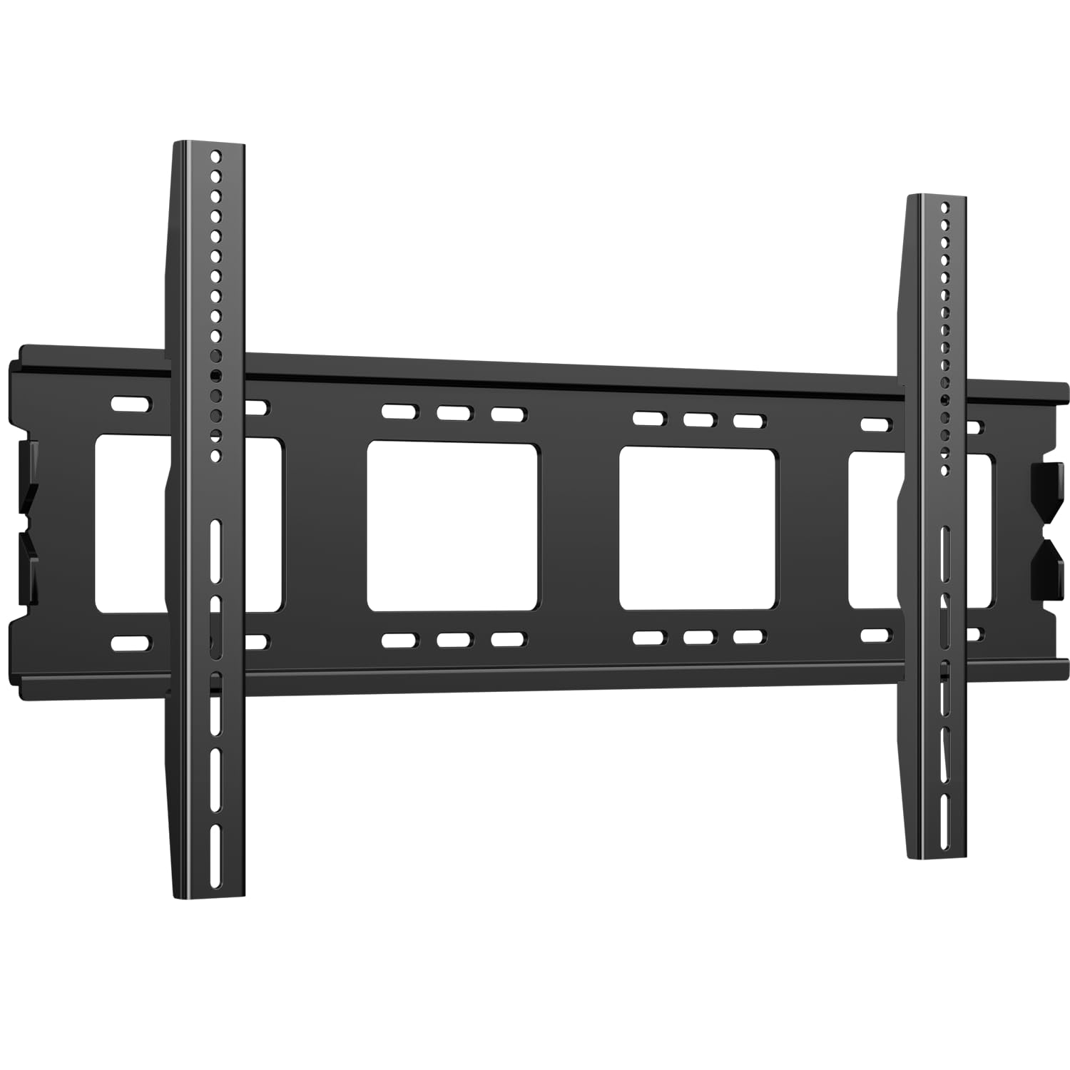 Supporto da parete per TV fisso da 50 a 120 pollici, resistente e curvo, max. VESA 900 x 600 mm, può contenere fino a 125 kg, ultra sottile e pesante, montaggio a parete 75 80 85 90 100"