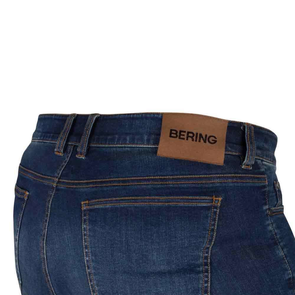 Bering Trust Queen Size Damskie dżinsy motocyklowe, niebieski, 44