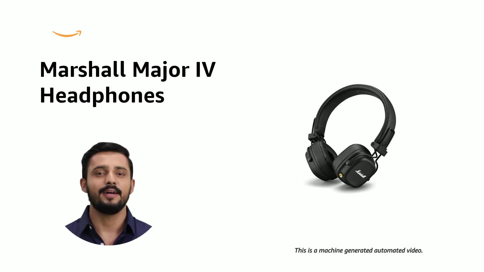 Marshall Major IV Wireless Bluetooth On Ear Headphone with Mic