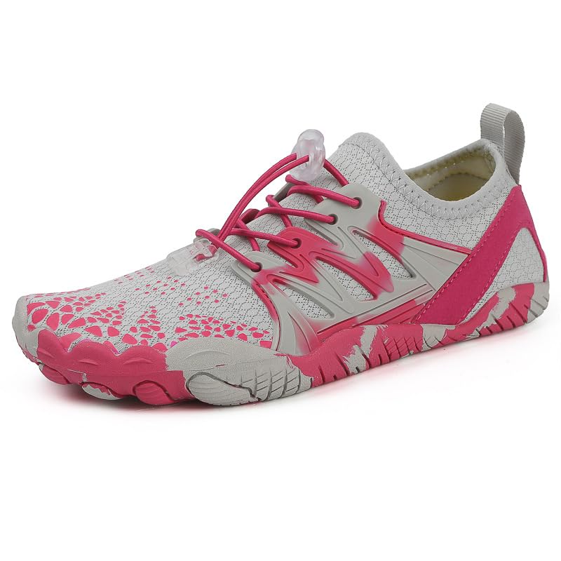 RUYI Zapatillas unisex descalzos para mujer, hombre, suaves, ligeras, con suela antideslizante y caja ancha, secado rápido