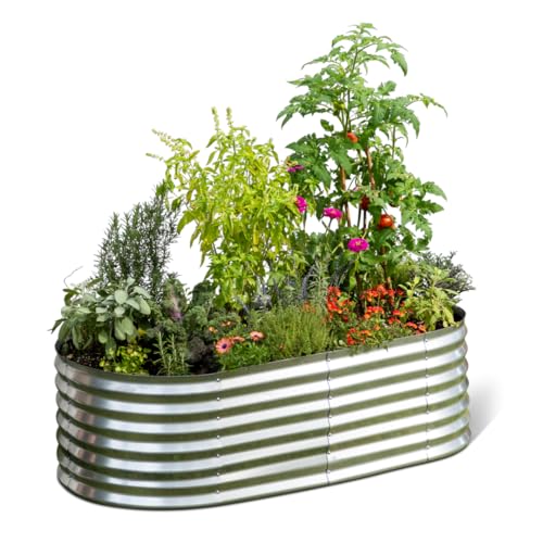 Gardener's Supply Company Oval Metal Raised Bed (17.75
