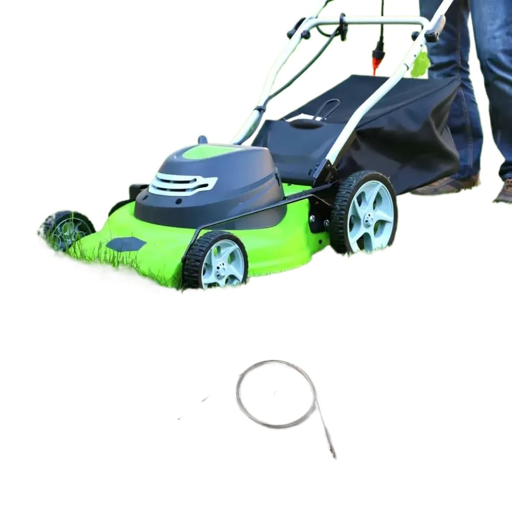 Kit de reparación de Acelerador de máquina de jardín motorizada Zhook Flexible con Tapa de Extremo Z y Boquilla de Acero Compatible con cortadoras de césped
