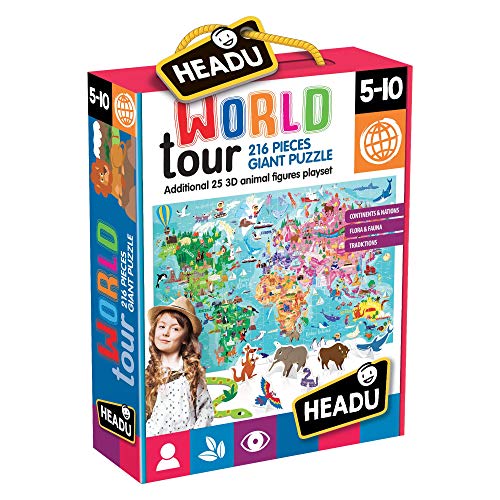 Preisvergleich Produktbild Headu Word Tour B07B21VRWV Lernspiel, Mehrfarbig