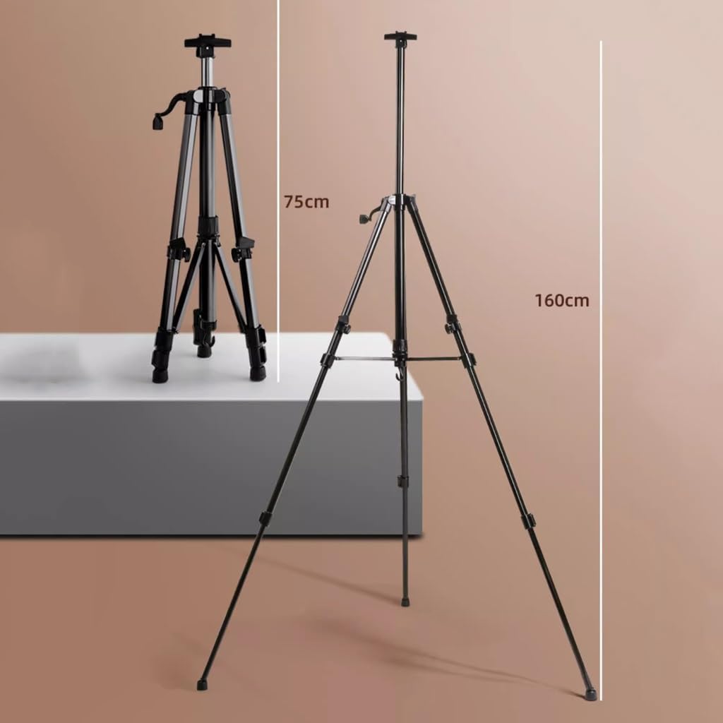 HBJWOV A Complete Set of Aluminum Alloy Portable Student Sketching Tools Set for Art Students with an Easel Bracket