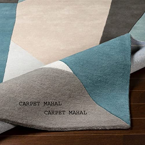 Image of Carpet Mahal Export Quality Handmade Tuffted Pure Woollen Carpet for Living Room Bedroom Size 12 x 18 feet (360X540 Cm) Color-Multi