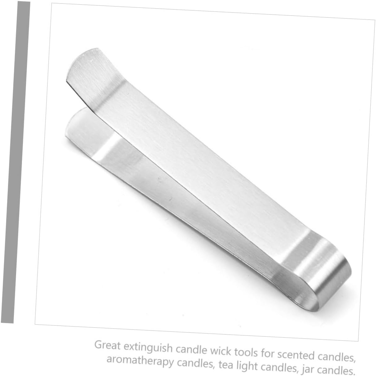 Alipis 6pcs Candle Wick Trimmer Extinguisher Stainless Steel Tweezers Snuffer Stoppers Easy to Use for Aromatherapy Wedding Party Office