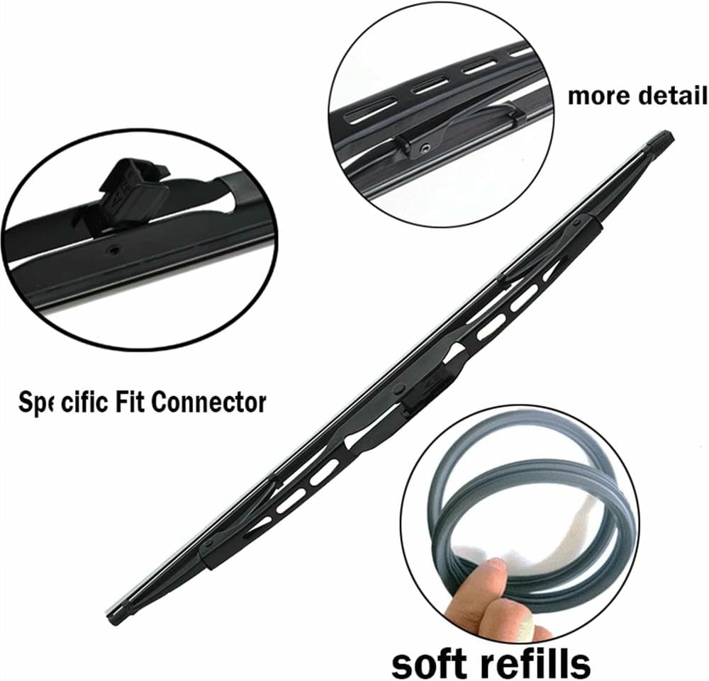 Zestaw wycieraczek przednich i tylnych JUWENFF do wycieraczek samochodowych Hyundai Getz 2002-2009, 22"+14"+14"