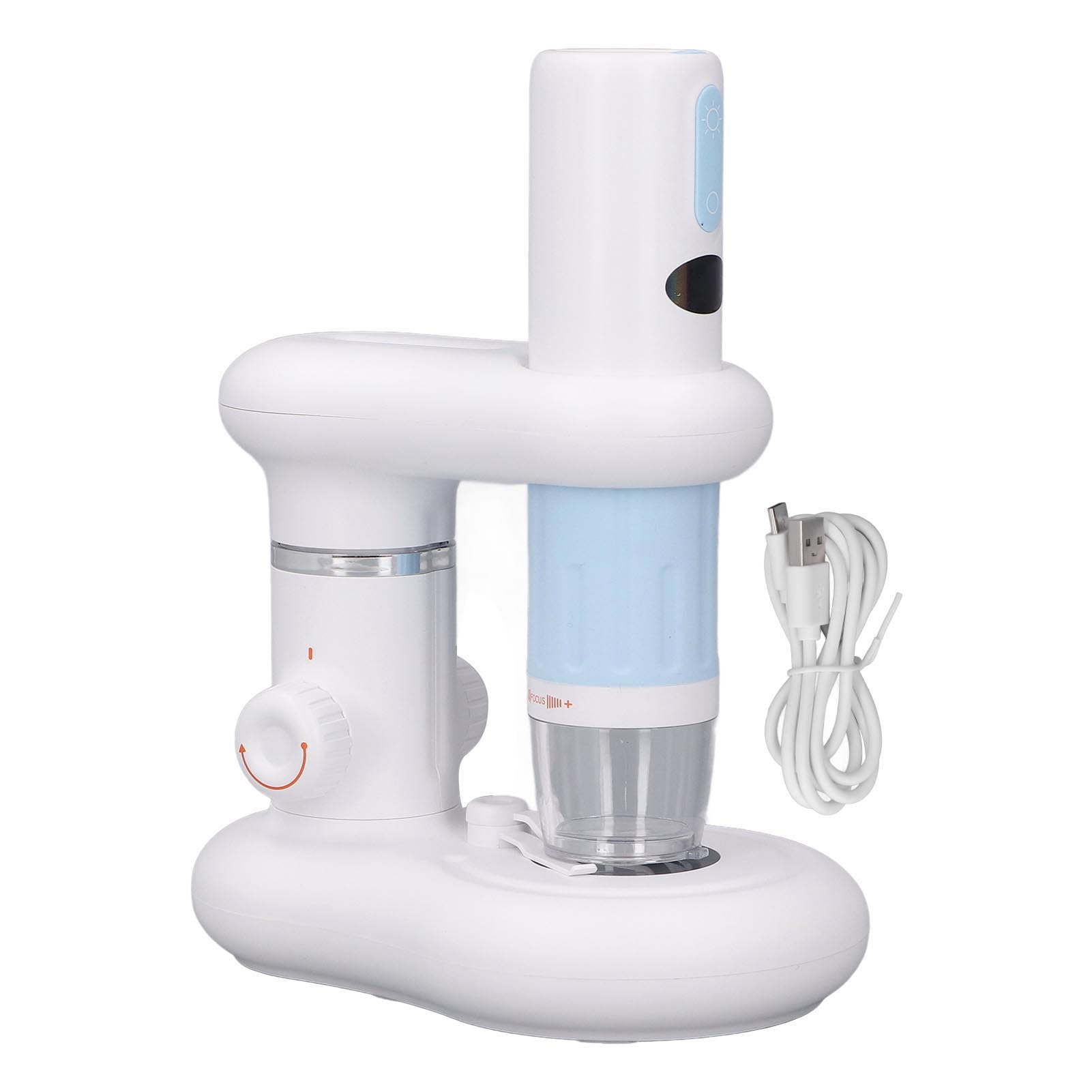 Cámara de Microscopio Digital Inalámbrica CM2, Microscopio WiFi Portátil de Mano con Aumento de 50X-1000X, Resolución de 1920x1080 para PC con Android, Batería de Larga Duración