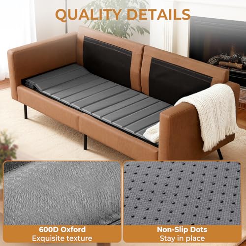 Image of Heavy Duty Couch Cushion Support Board for Sagging Sofa, 24''x72''Wide Sofa, Thick Reinforced Wood Boards Add Strong Seat Supports, Under Couch Insert with Anti-Slip Dots, Grey