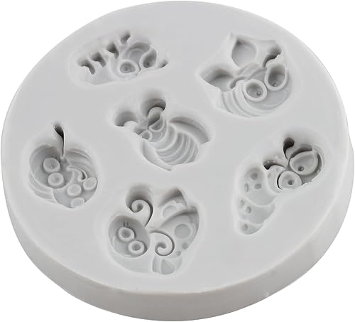 Miniatura 41 de Molde de silicona de abejorros para fondant de abeja, molde de chocolate para decoración de pasteles de azúcar, decoración de cupcakes, pasta