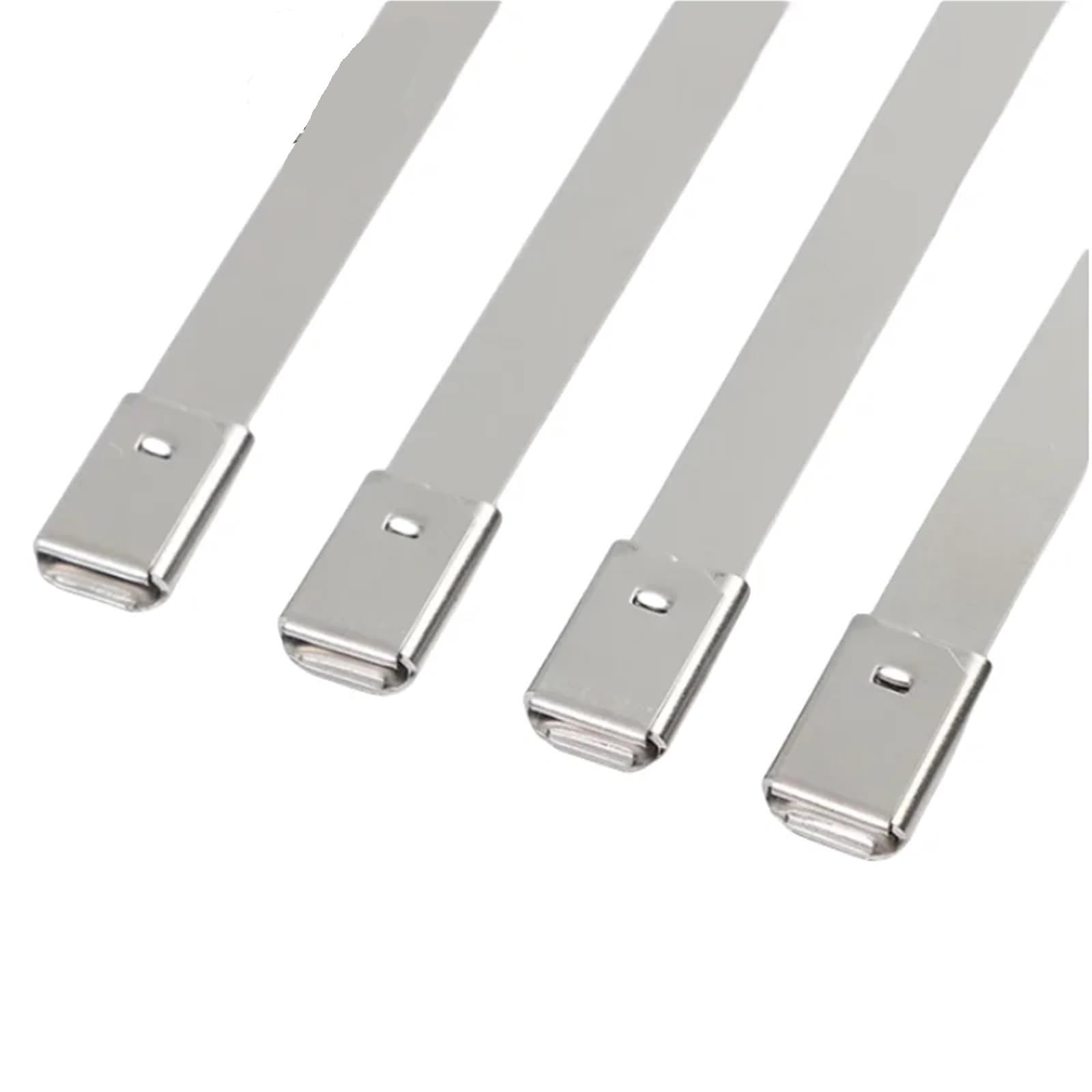 Kabelbinder aus Edelstahl | 10/20/50/100/200 Stück 10x(100-1000)mm for Kabel, Gärten, Häuser, Büros, Werkstätten(20pcs,10x800mm)