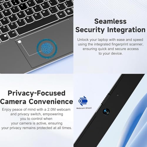 Image of NIMO 17.3 inch IPS FHD-Laptop, Intel 6 Cores I3-1215U 8GB RAM 256GB SSD (Beats i5-1135G7, Up to 4.4GHz) Student Computer with 65W Type C Backlit Keyboard Fingerprint, for Home and Business