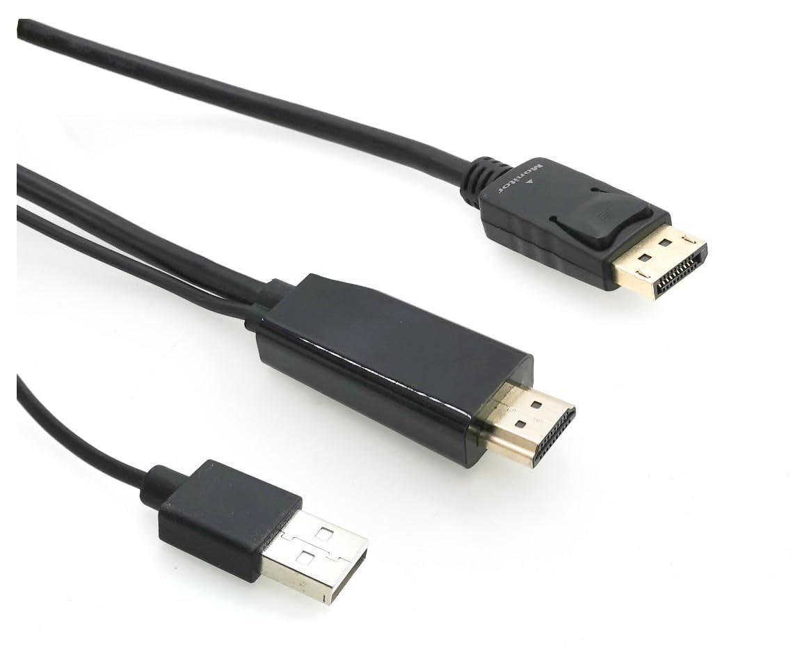 Microconnect Black Hdmi-Dp-Con1 Video Cable Adapter 1 M Hdmi Type A (Standar