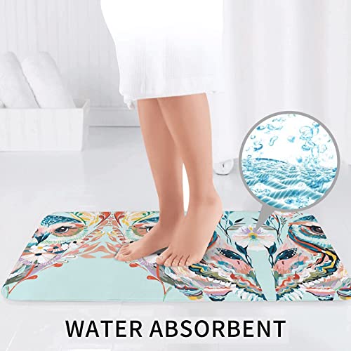 Animal Cute Owl Print Rug Mats Pads Badematte Badezimmerteppich Set 3-teilig + Konturteppich + Toilettendeckelbezug – Bild 7
