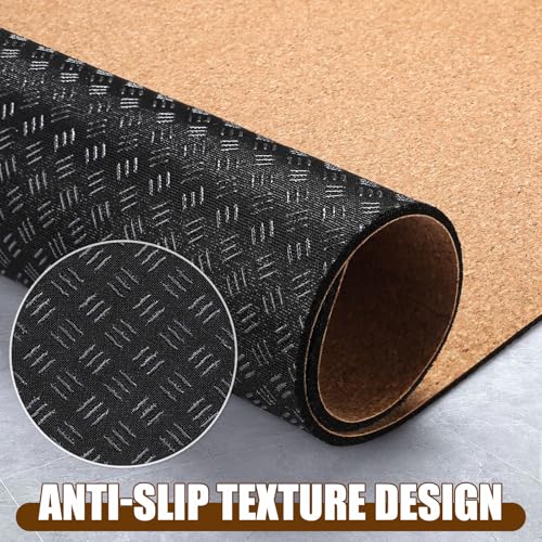 Image of TOBWOLF Non-Slip Workout Mat for Ellipse Leg Exerciser, Ellipse Machine Mat, Exercise Mat for Under Desk Ellipticals, Suitable for Electric Seated Foot Pedal Exerciser, Stability & Floor Protection