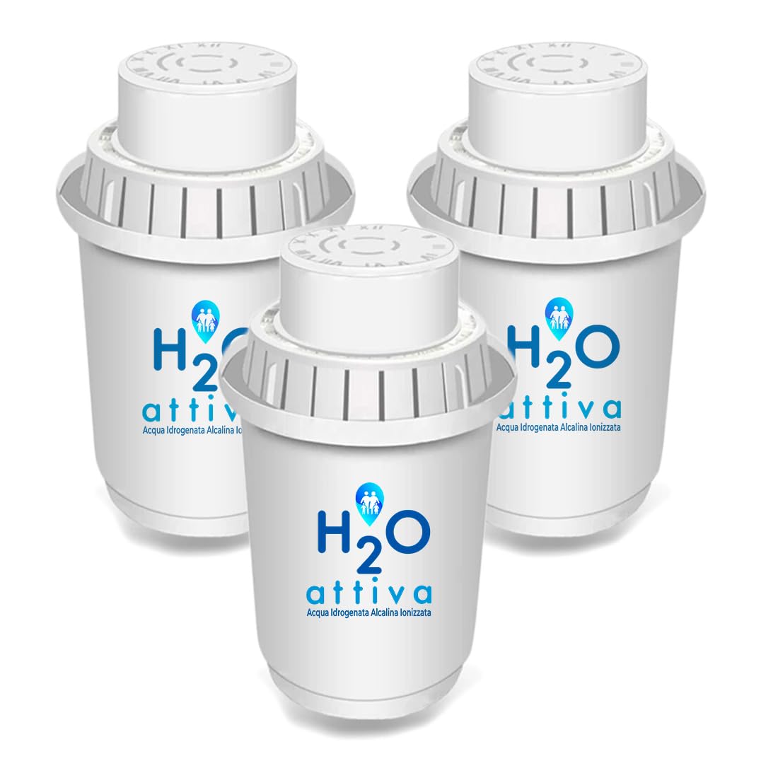 Filtro original de 7 etapas para jarra filtrante H20 activa | 400 litros de capacidad filtrante | Genera agua hidrogenada alcalina ionizada purificada naturalmente y microestructurada (3)