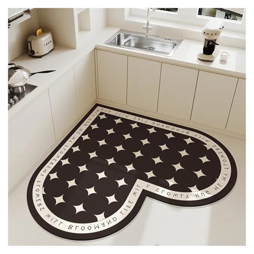 Tapis super absorbant longue bande en diatomite pour sol d'angle