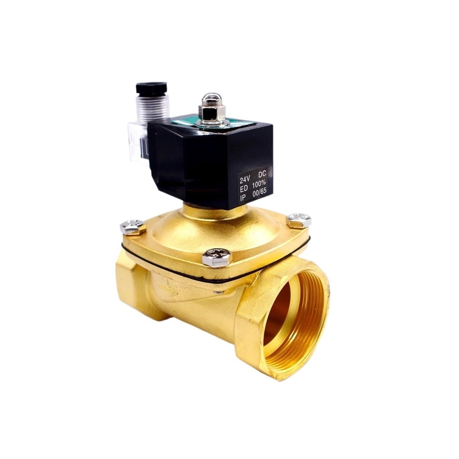RCGKNNMUZ 1PCS Brass Electric Control Valve 24VAC DN50 2 inch Gas Solenoid Valve 220v ac(220v Ac)