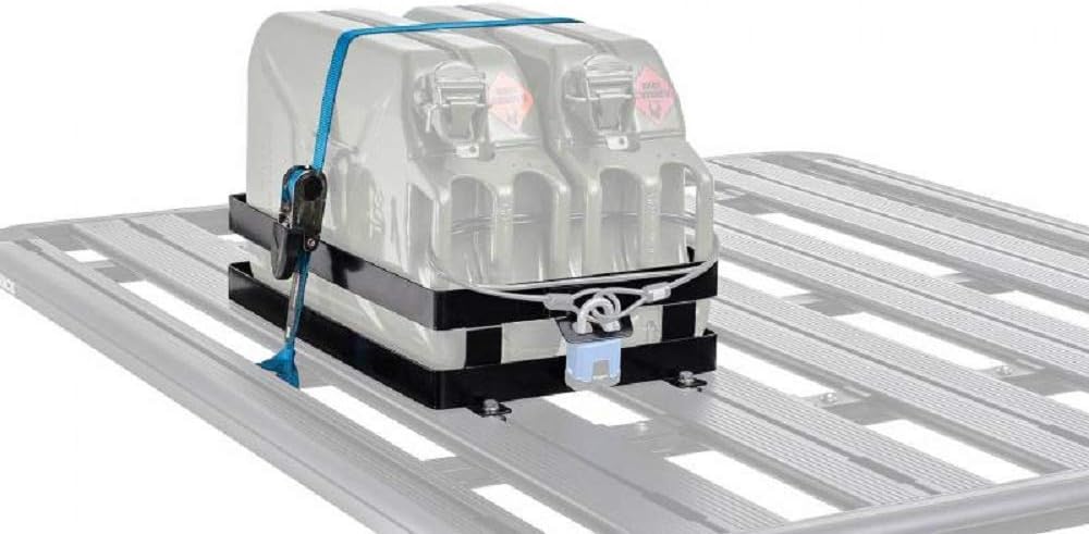 Rhino Rack Double Horizontal Jerry Can Holder 43152