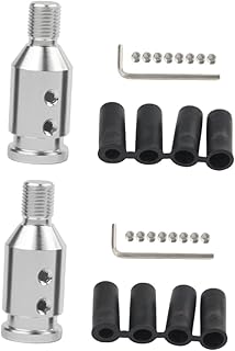 ibasenice 2 Peças De Botões De Câmbio De Caveira Câmbios Não Rosqueados Conversor De Botão De Transmissão Manual 5 Botões Convers Botão Universal Engrenagens De Câmbio Mini Botão