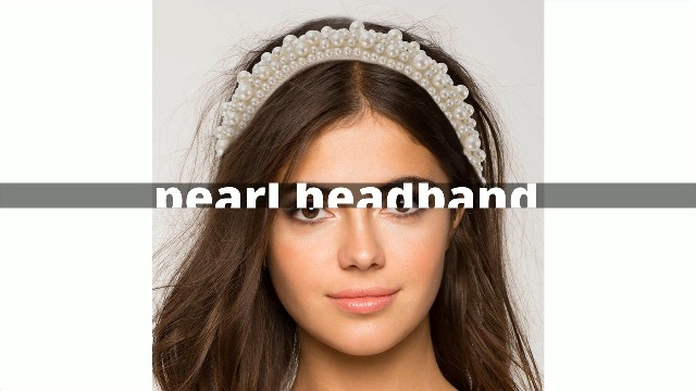 Amazon.com : Lurrose Pearl Jeweled Baroque Padded Hairband 