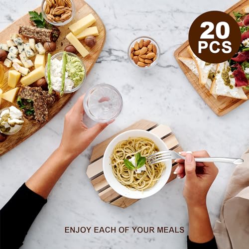 Wave-20-Piece-Silverware-Set-Forged-Stainless-Steel-Flatware-Set-Cutlery-Set-Mirror-Polished-Dishwasher-Safe-Service-for-4 Wave 20 Piece Silverware Set Forged Stainless Steel Flatware Set Cutlery Set Mirror Polished Dishwasher Safe Service for 4