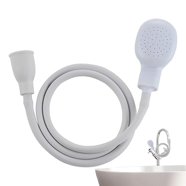 Foto 7 de 7 de Bitong - Cabezal de ducha de alta presión, alcachofa de ducha para lavabo, ducha de baño con manguera…