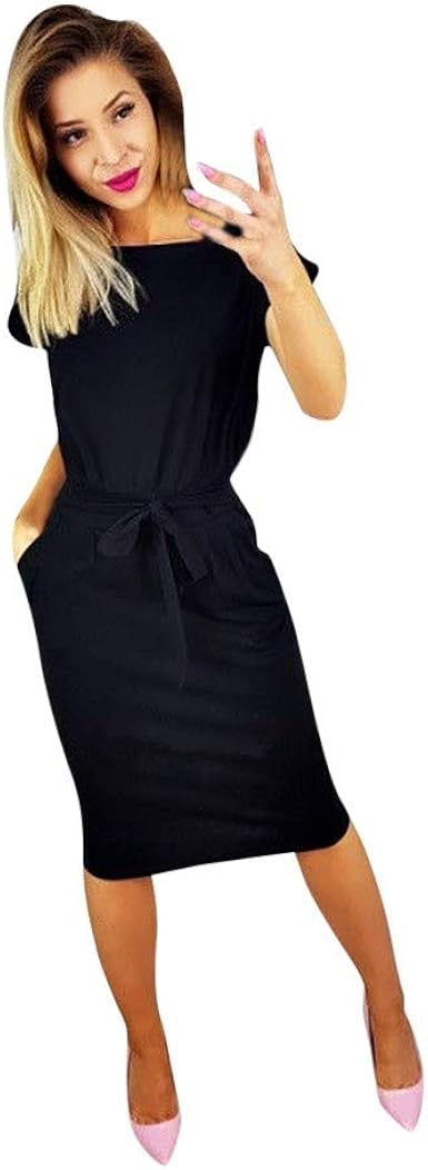 knee length dresses amazon