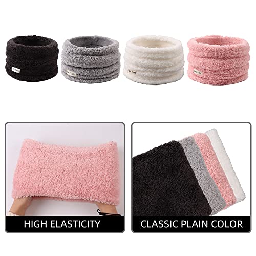 Image of JANGANNSA Fleece Kids Scarf - Warm Winter & Autumn Neck Warmer for Boys & Girls 1-6Y