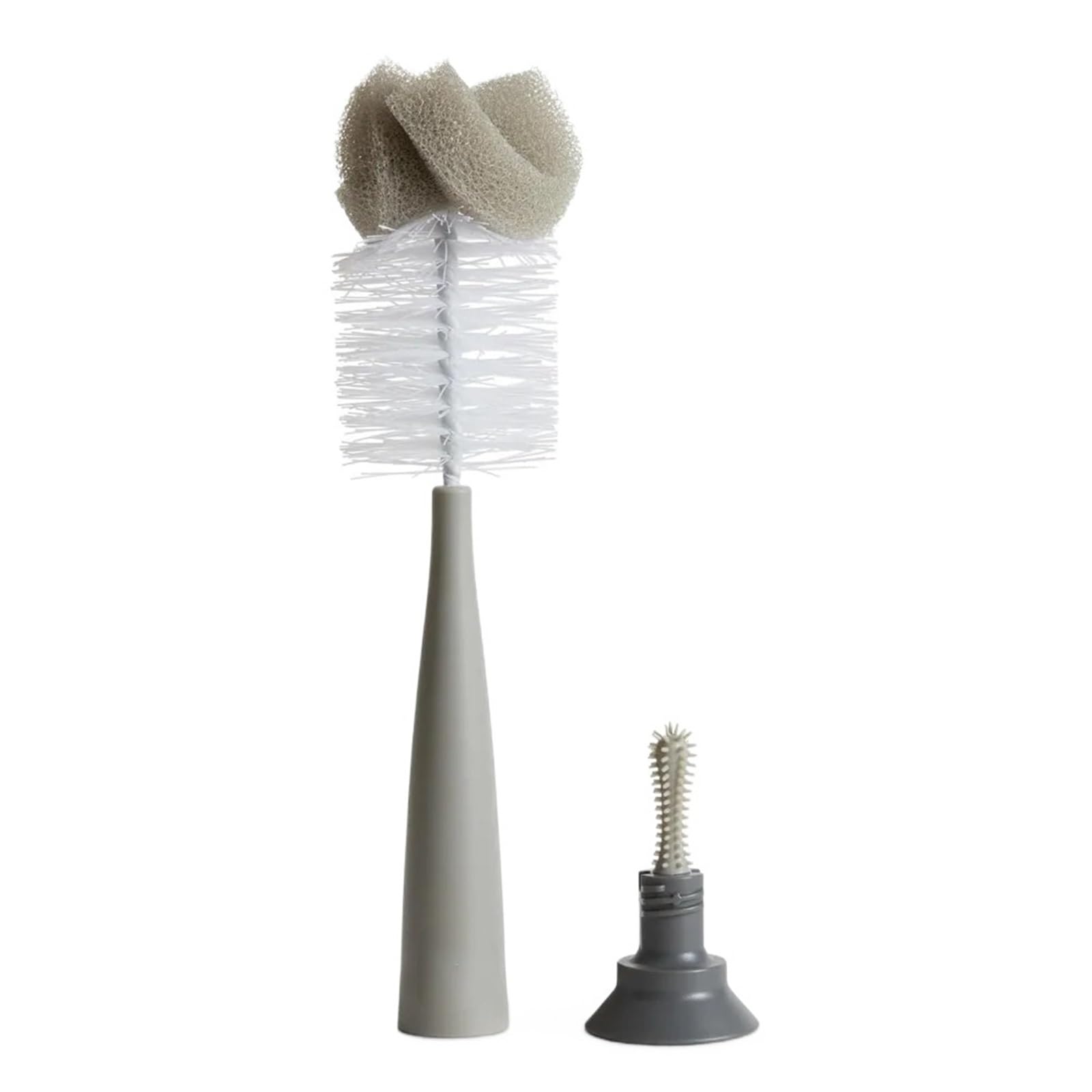 Brosses pour biberons contre les résidus de lait : kit de 2 pièces