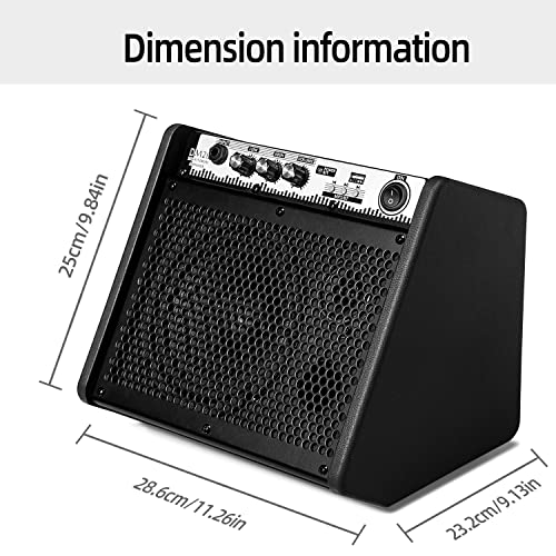 Coolmusic DM20 20W Bluetooth Personal Monitor Amplifier Electric Drum Amplifier Speaker,Keyboard Speaker thumb #1