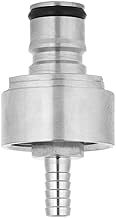 Carbonation Cap with Barb Ball Lock Type Stainless Steel Counter Pressure Bottle Filling CO2 Soda Carbonator for Home